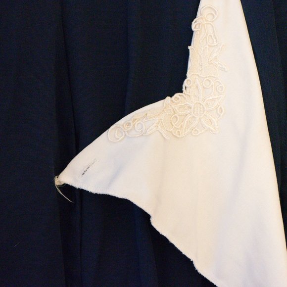 Authentic Vintage Vittoria Virini Navy Dress - Picture 7 of 10